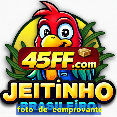 foto de comprovante de pix falso